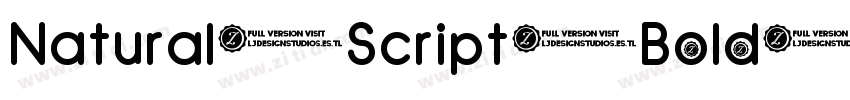 Natural Script Bold字体转换
